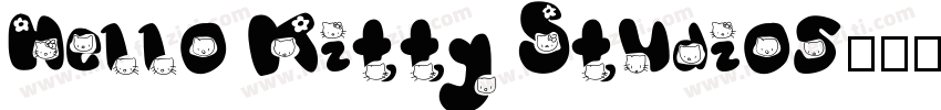 Hello Kitty Studios字体转换